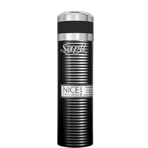 Sapil Nice Feelings Black For Men Body Spray