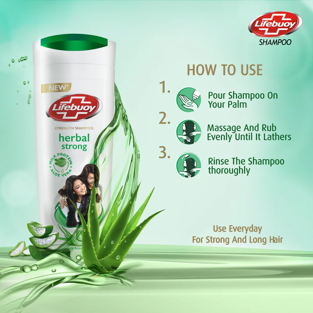 Lifebuoy Herbal Strong Shampoo