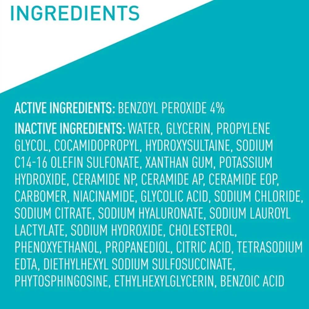 Acne Foaming Cream Cleanser Cerave