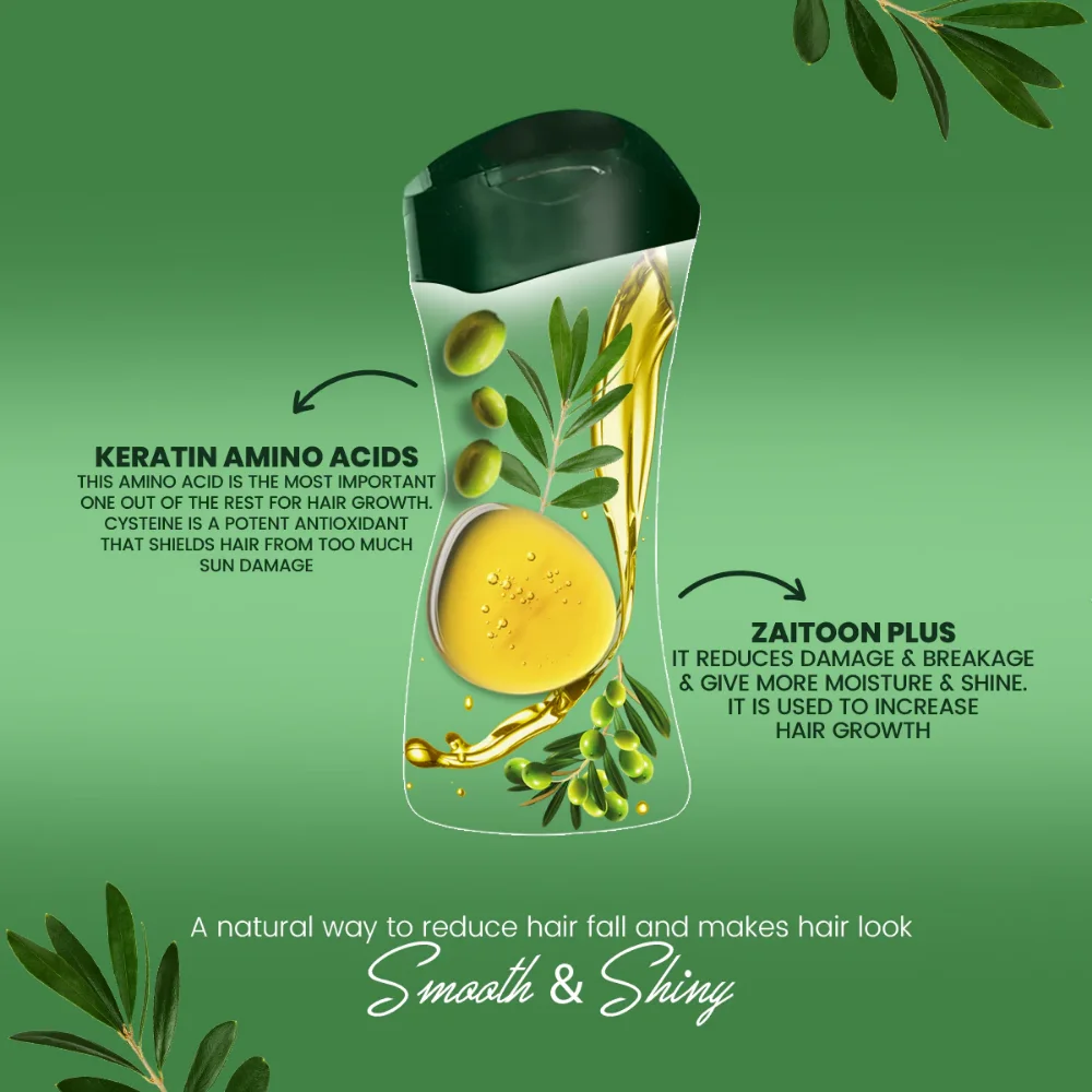 Zaitoon Plus Olive Care Shampoo