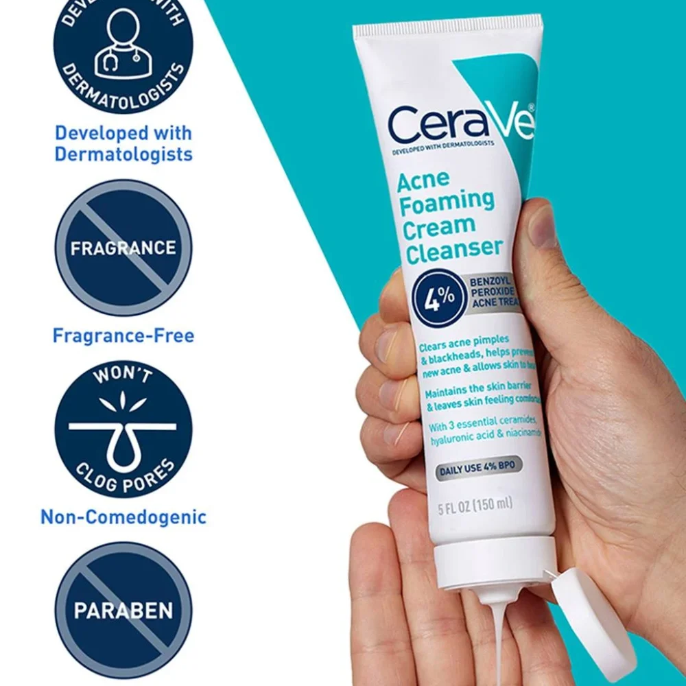 Acne Foaming Cream Cleanser Cerave