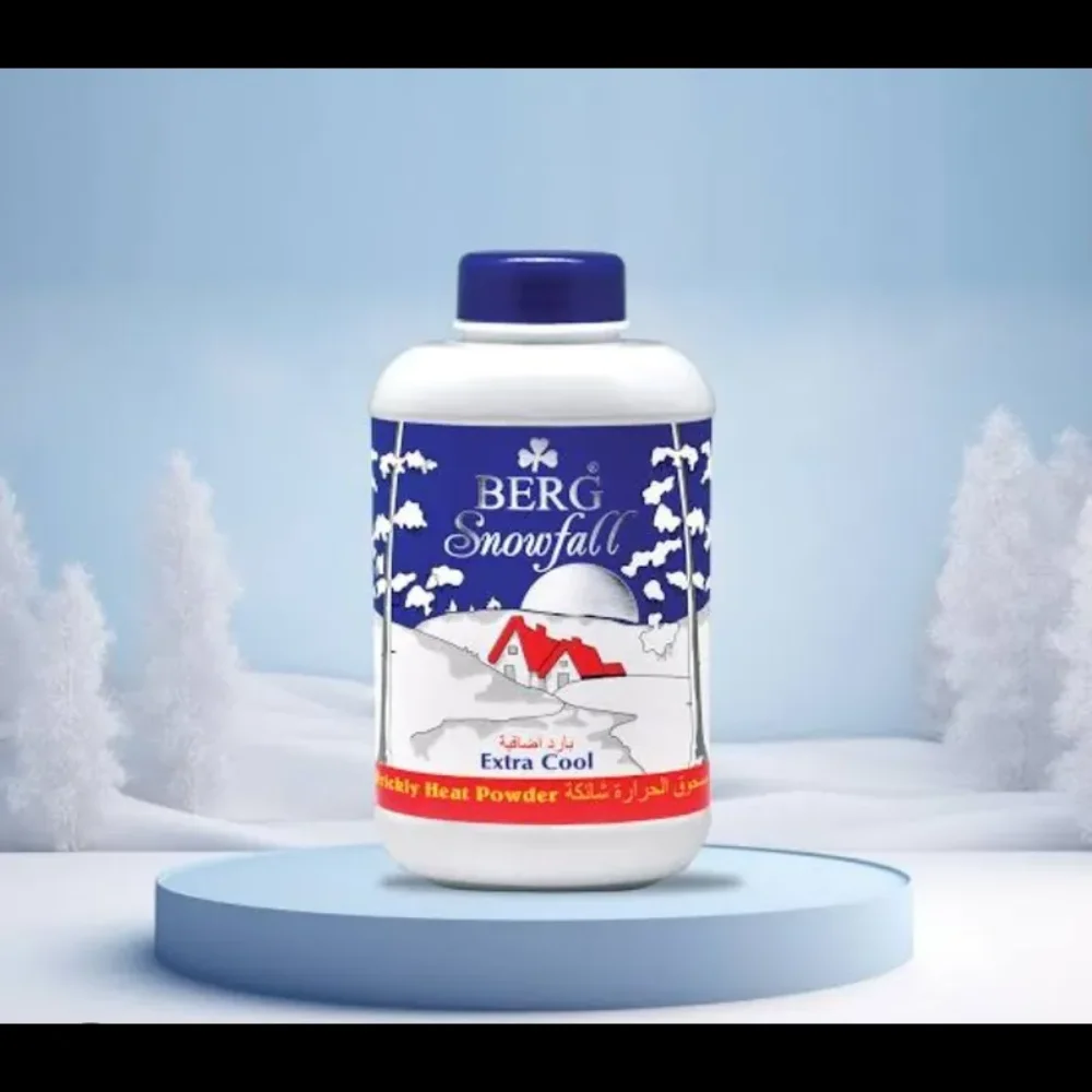 BERG Extra Cool Snow Fall Prickly Heat Powder