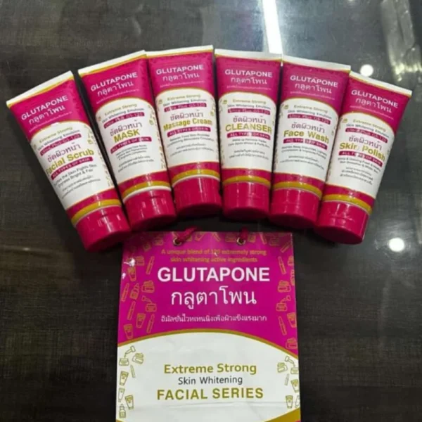 The Glupatone Whitening Facial Kit