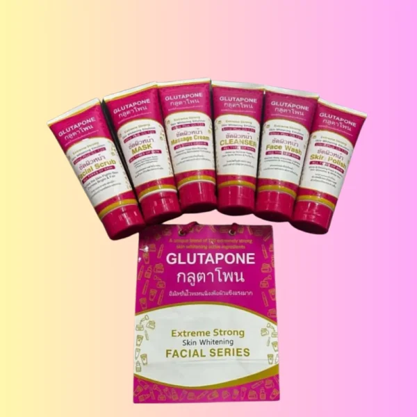 The Glupatone Whitening Facial Kit