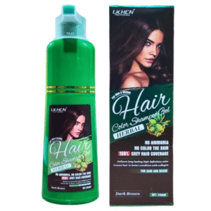 Lichen Hair Color Shampoo Gel – Dark Brown 200ml