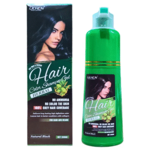 Lichen Hair Color Shampoo Gel – Natural Black 200ml