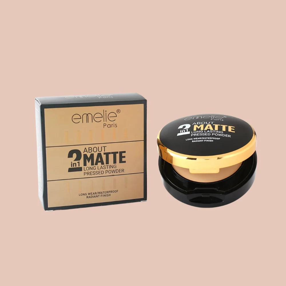 2 in 1 Matte Pressed Powder