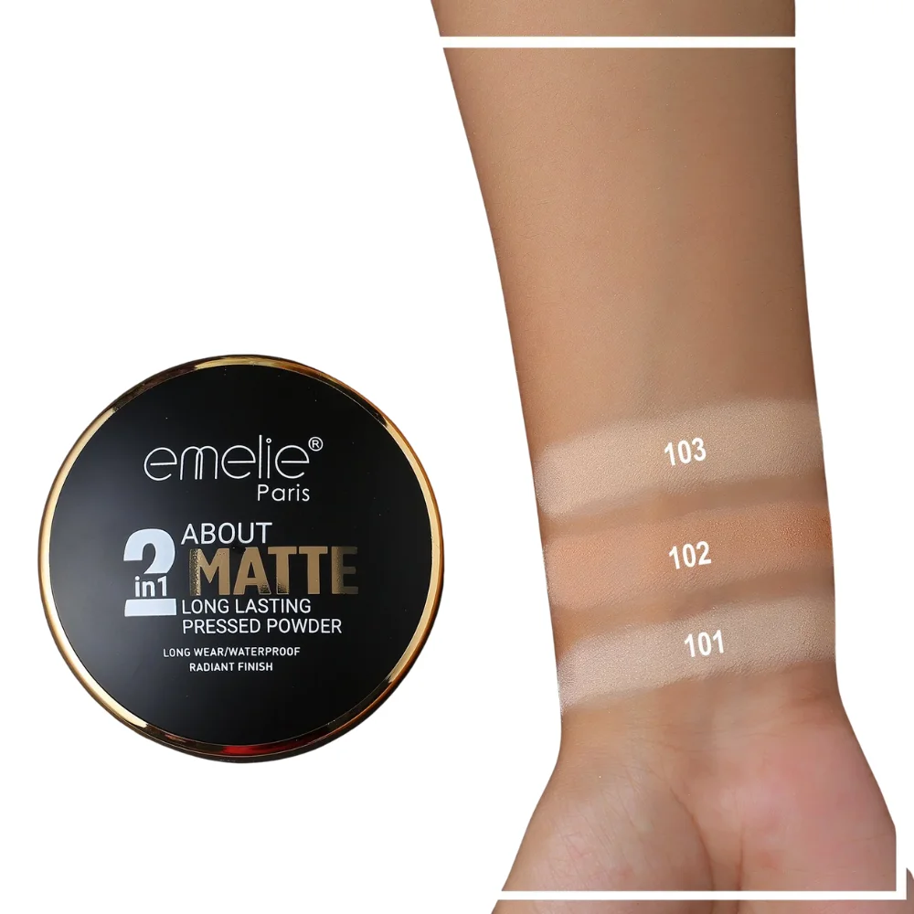 2 in 1 Matte Pressed Powder