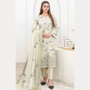 Areeba by Tawakkal Fabric Embroidered Lawn Unstitched 3 Piece Suit – B-1682