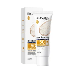 Bioaqua SPF50+ PA+++ Rice Raw Pulp Sunscreen