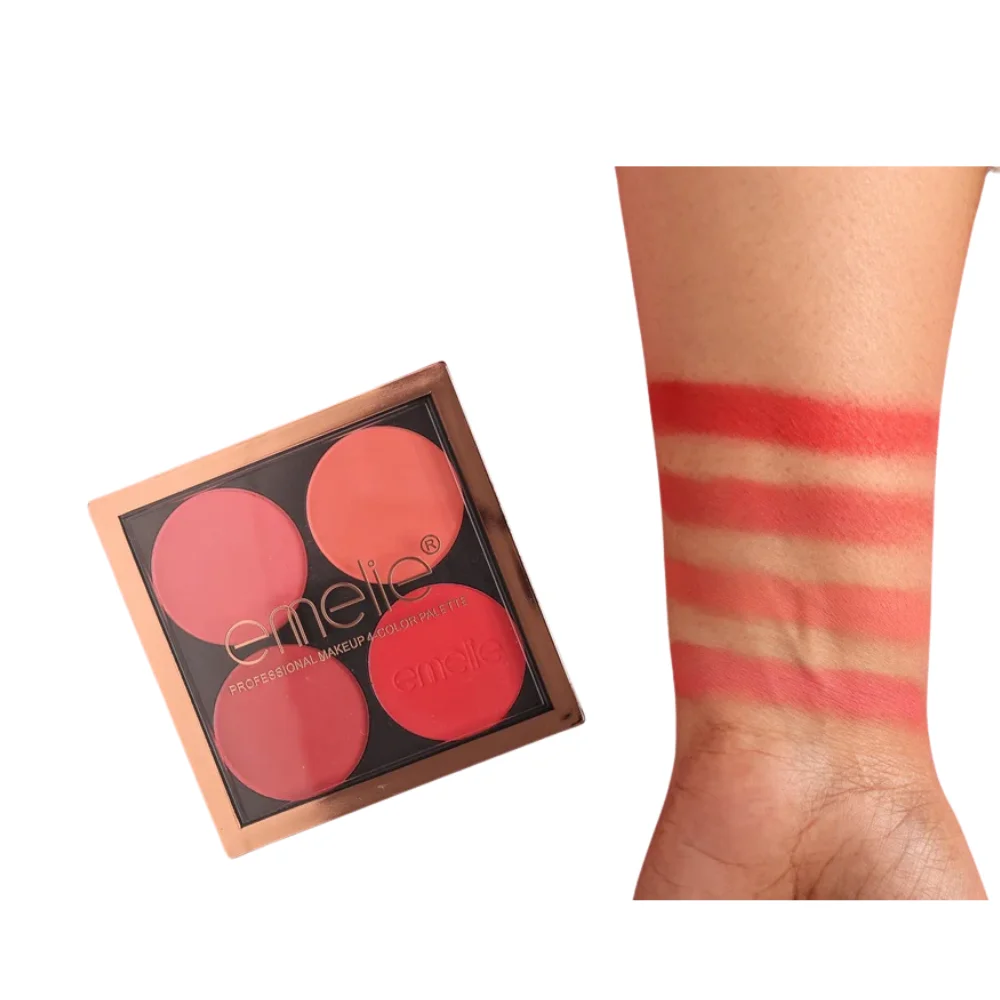 Emelie Professional Makeup 4 Color Palette