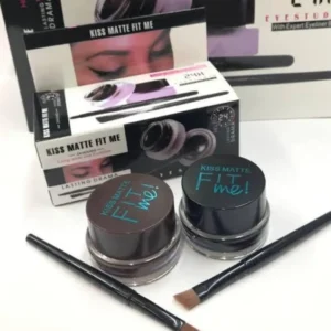 Get intense matte black eyes with Kiss Matte Fitme 2 in 1 Gel Eye Liner. Waterproof, smudge-proof, and lasting up to 24 hours for bold, flawless eye makeup.
