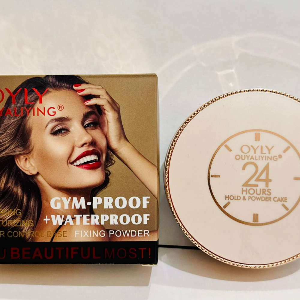 OYLY Face Powder Gym-Proof + Waterproof White Moisturizing Base