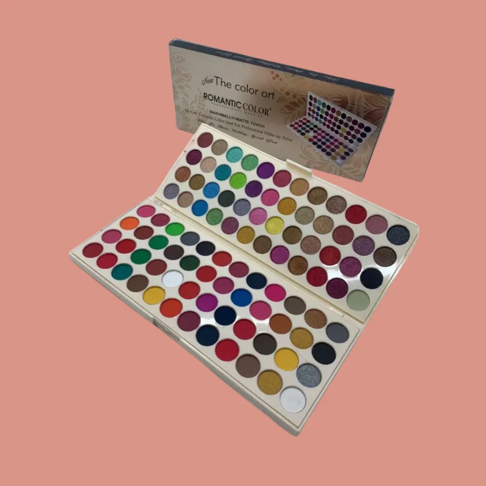 Romantic Color Eyeshadow Kit (48 Matte & 48 Shimmer Colors)