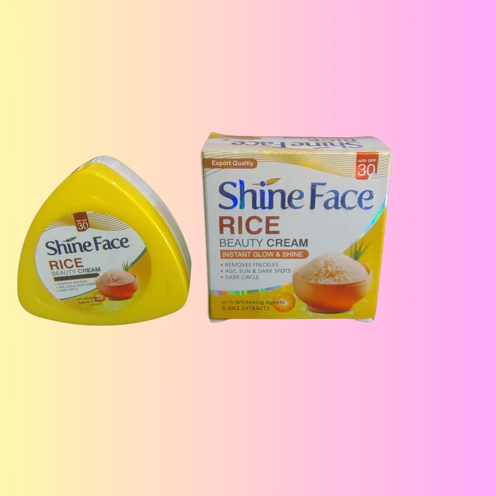 Shine Face Beauty Cream with Rice Extracts – Brightening & Nourishing Formula