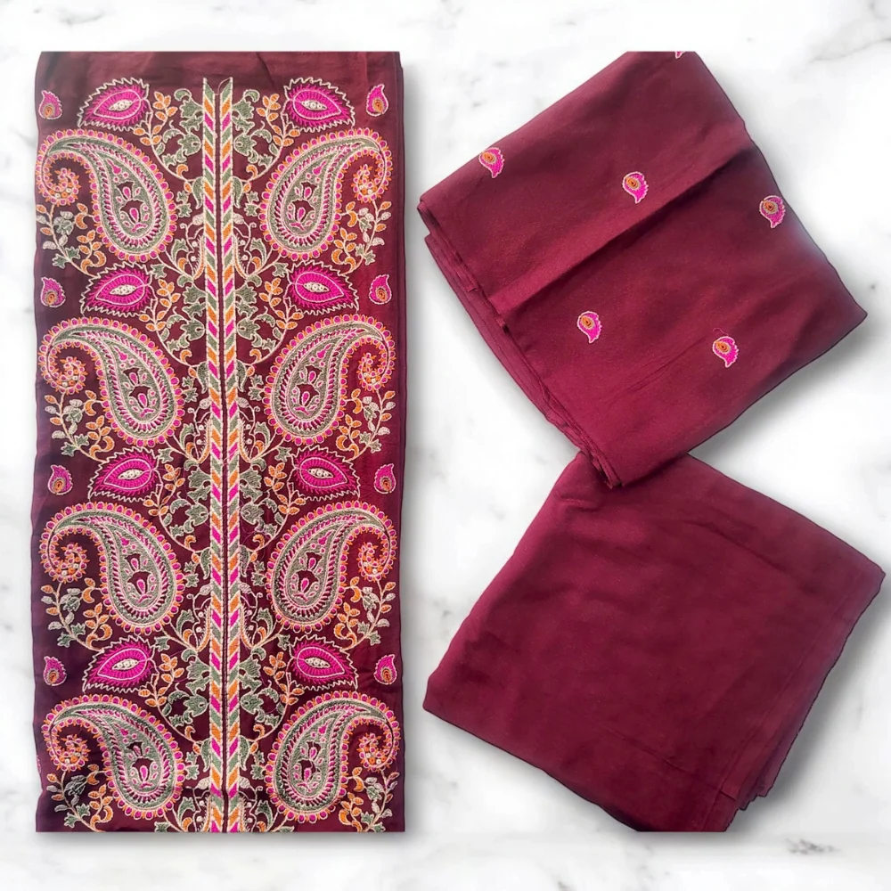 Bareeze Karandi Full Embroidered 2PC Suit – Article 1