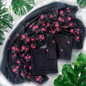 Bareeze Karandi Full Embroidered 2PC Suit – Article 2