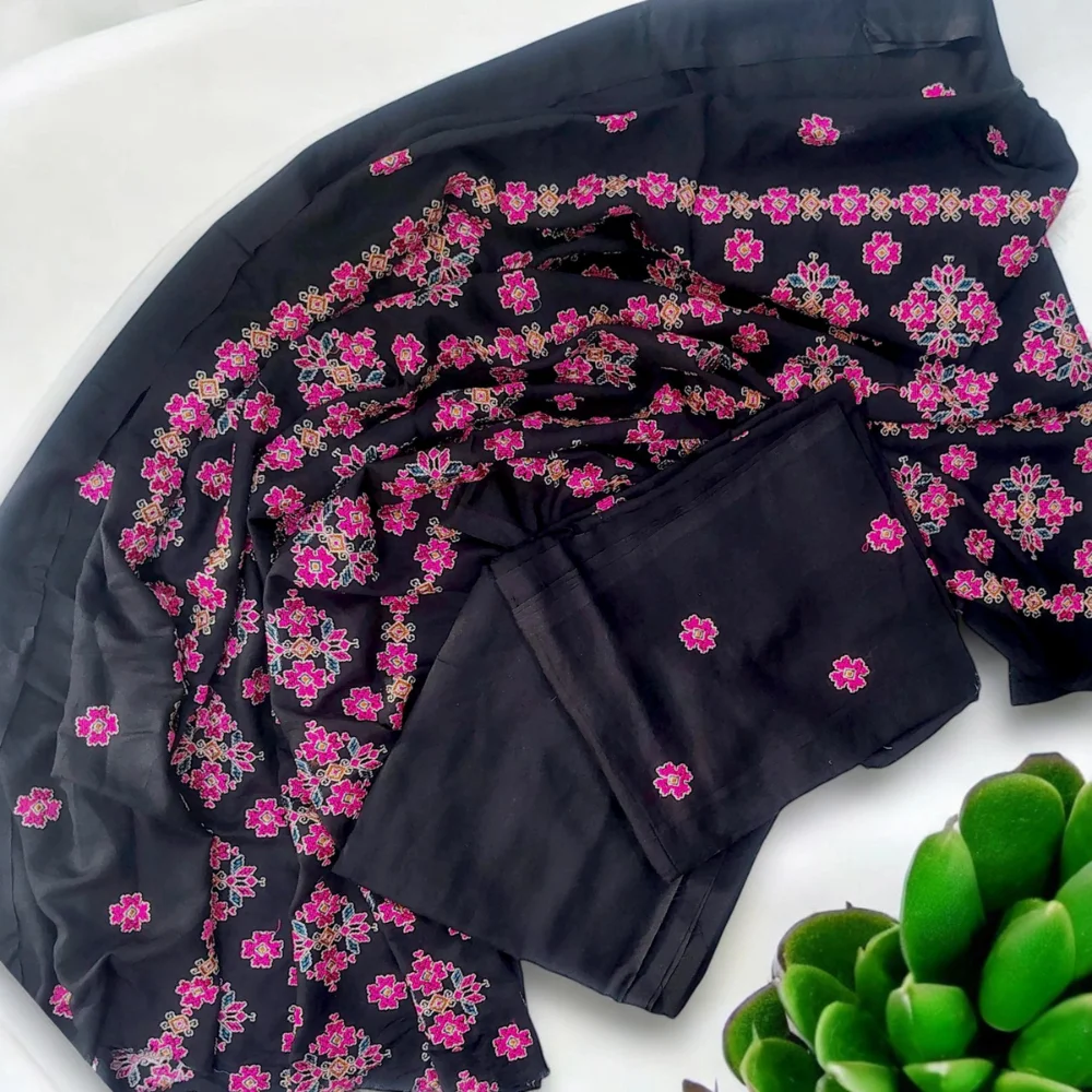 Bareeze Karandi Full Embroidered 2PC Suit – Article 3