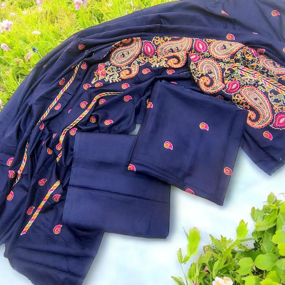 Bareeze Karandi Full Embroidered 2PC Suit – Article 6