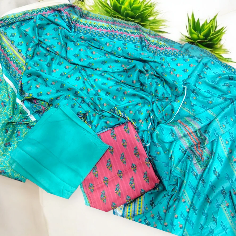 Bin Saeed Linen 3 PCs Suit – Article 3