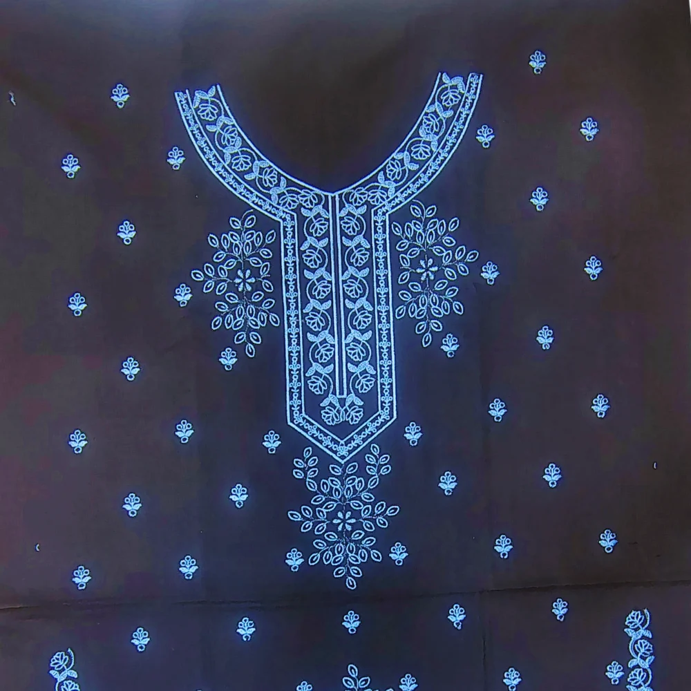 Premium Embroidered Dhanak 3 PCs Suit – Article 1