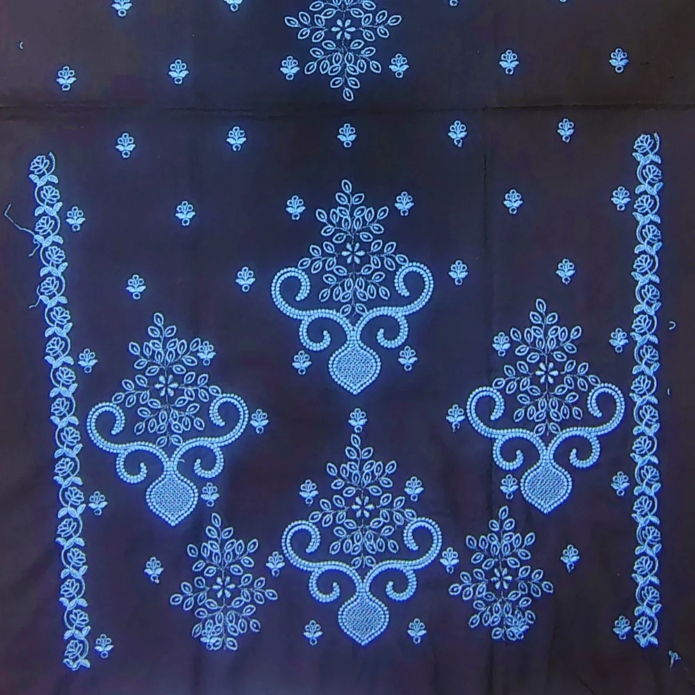 Premium Embroidered Dhanak 3 PCs Suit – Article 1