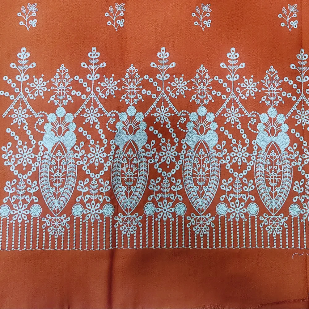 Premium Embroidered Dhanak 3 PCs Suit – Article 2