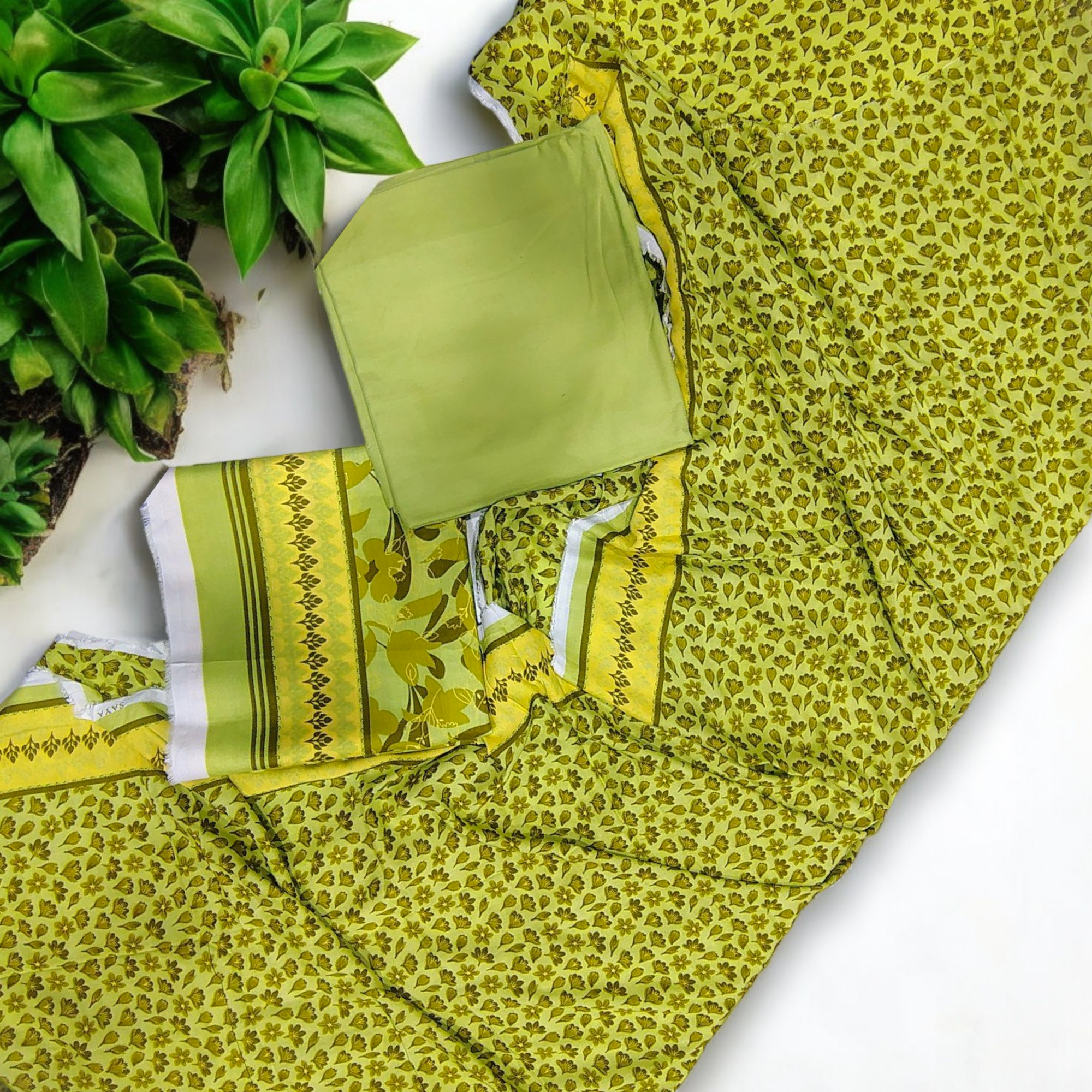 SAYA Digital Premium Printed Viscose 3 PCs Suit – Article 2