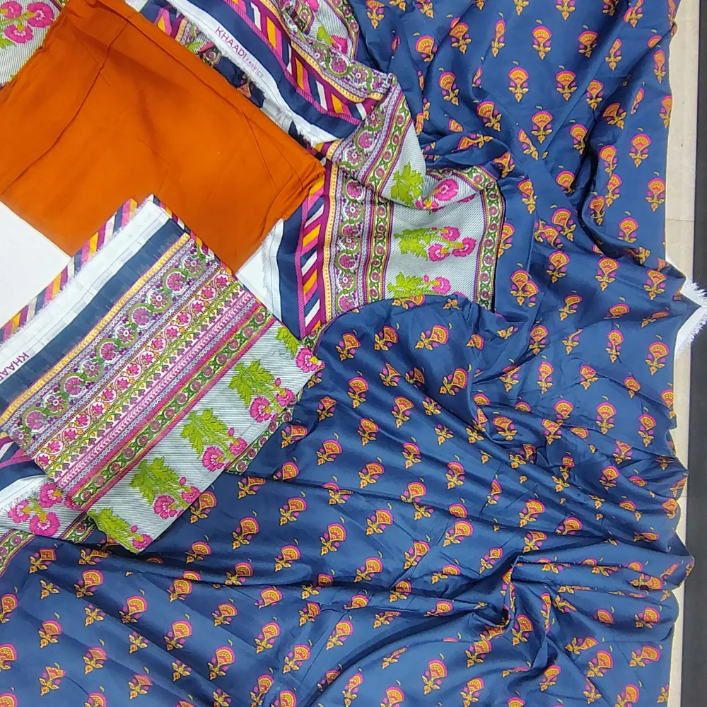 KHAADI Digital Premium Printed Linen 3 PCs Suit Article 2