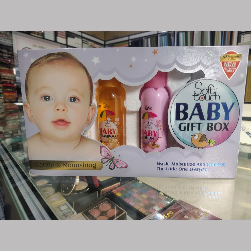 Soft Touch Baby Gift Box 4 in 1