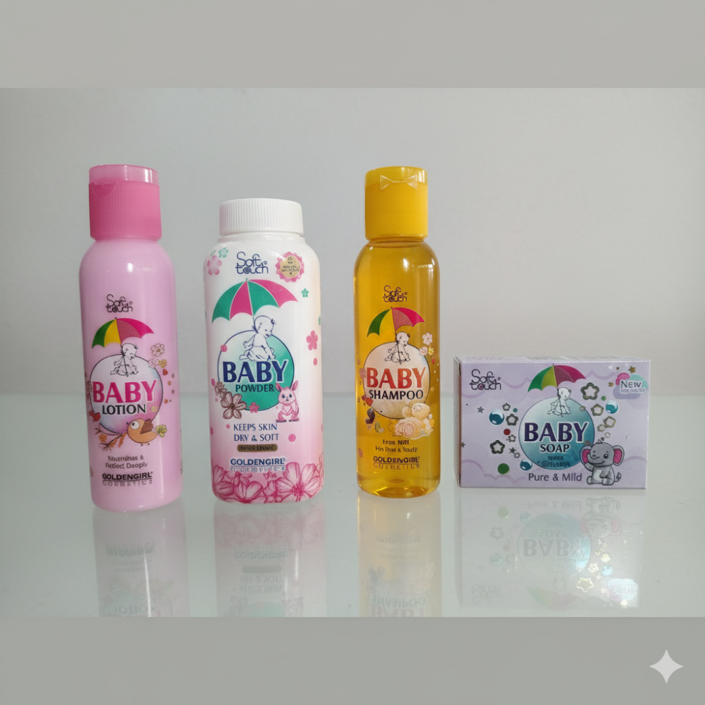 Soft Touch Baby Gift Box 4 in 1