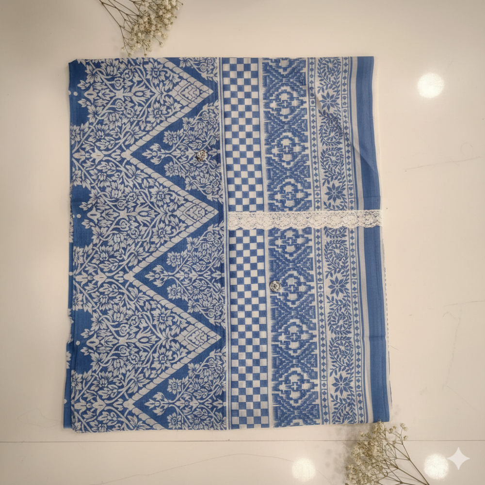 SAFWA Printed Lawn 3PC Suit Article 1