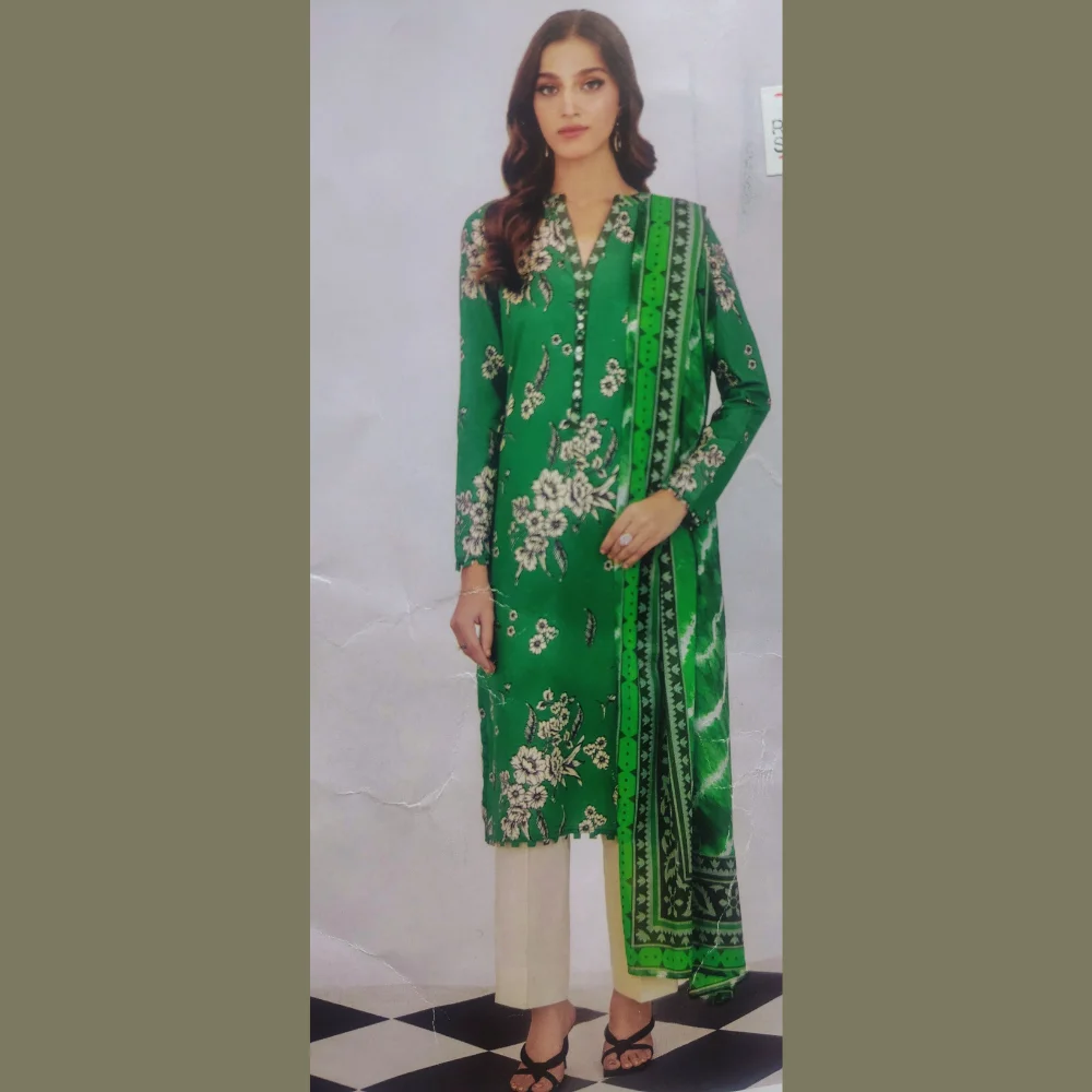 SOKAMAL 3 PC Digital Printed Lawn Suit Article 6