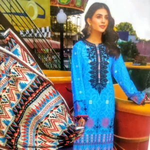 SOKAMAL 3 PC Digital Printed Lawn Suit Article 2