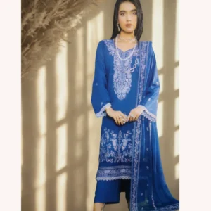 Laiba Luxury Embroidered Lawn 3PC Suit Article 1