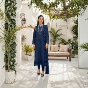 NOOR E CHASHAM By AALAYA Premium Embroidered Lawn 3PC Suit Article 3